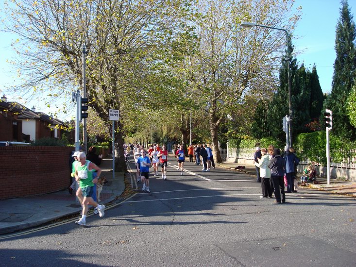 Dublin Marathon - tyvärr hade vi inte rätt typ av skodon vid tillfället.