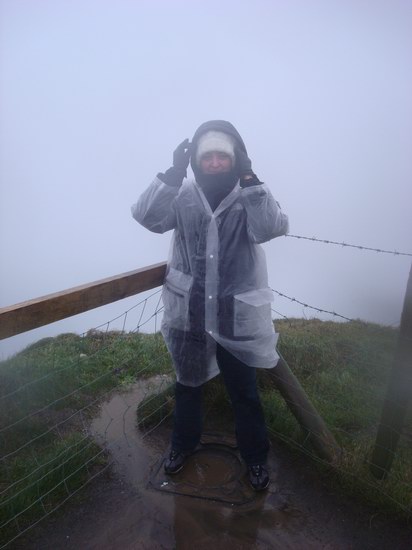 Ulrika vid klippkanten!