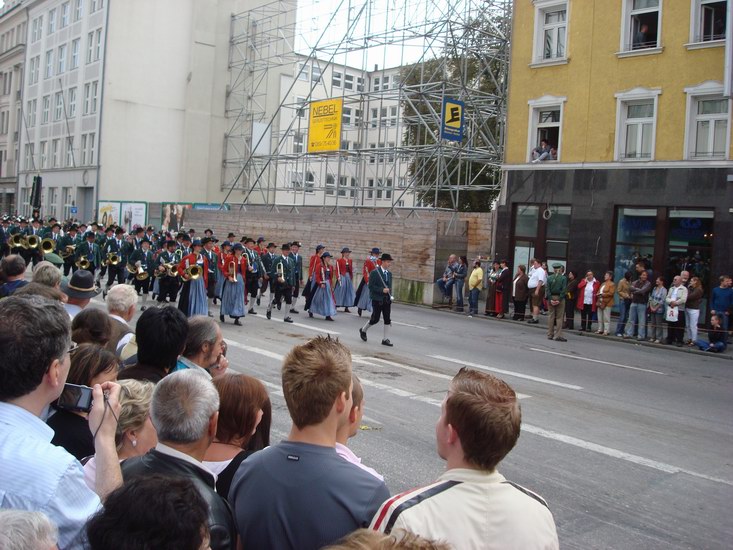 Festivalparaden i München.