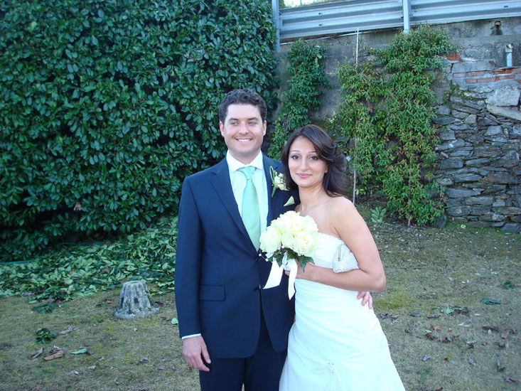 Anna och Nigel 2010-03-06 - vackert brudpar!