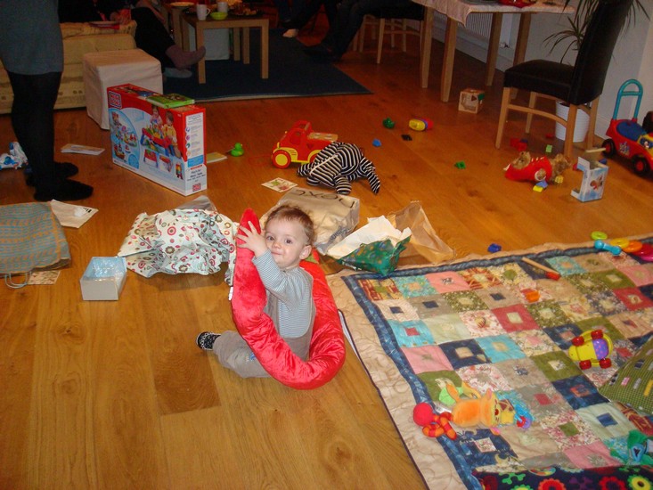 Nöjt födelsedagsbarn